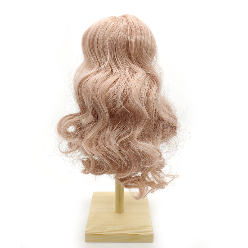 1/3 30-35 cm bricolage BJD SD MSD bouclés produit fini poupée perruques longs brun haute température fibre cheveux pour poupées accessoires