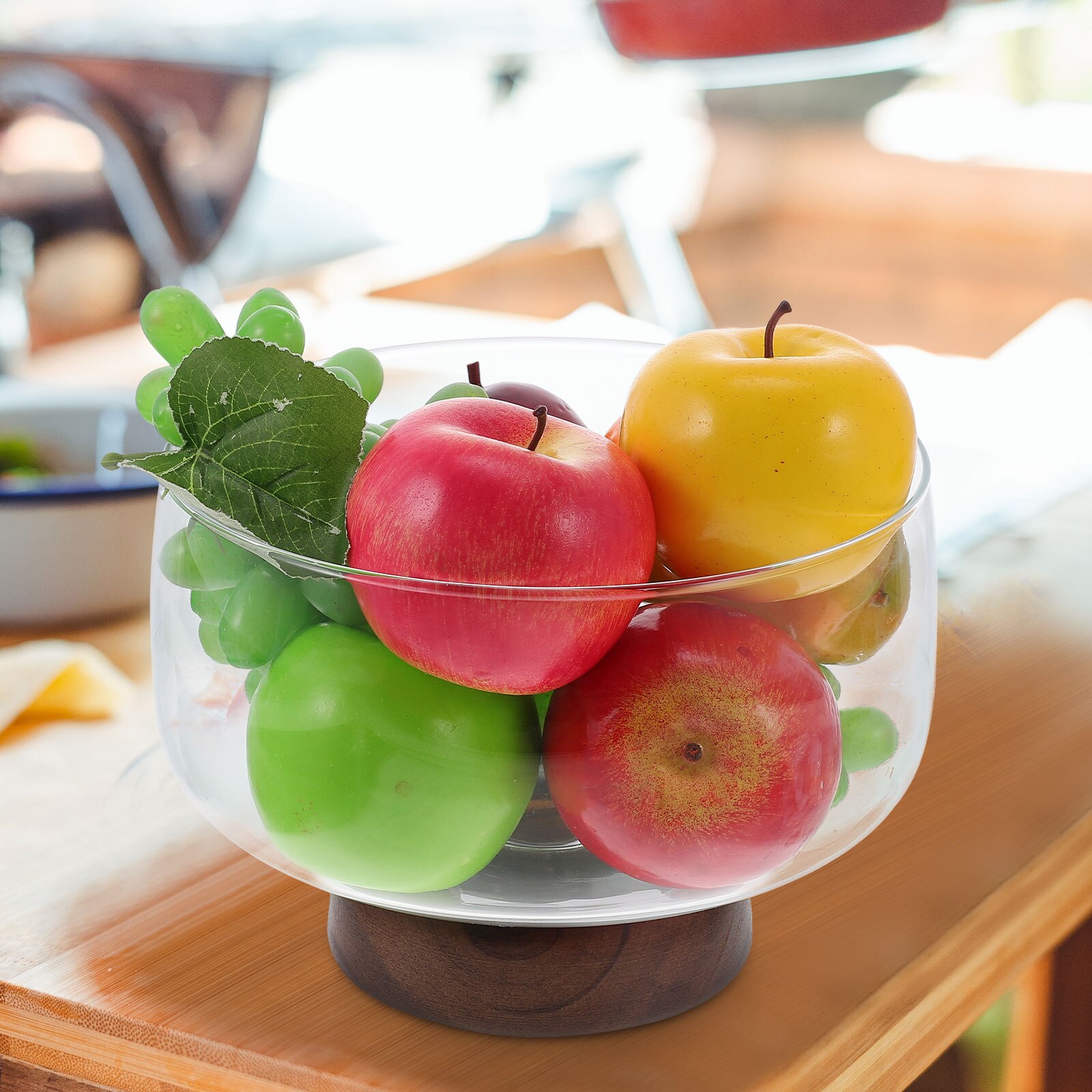 Household Fruit Container Multi-function Snack Bowl Transparent Snack Container Snack Accessory