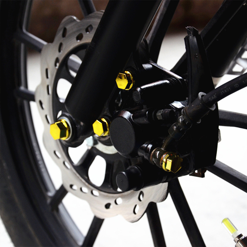 30 Uds. Cubierta de tuerca de color para motocicleta, decoración de tapa de tornillo de modificación para Scooters de Motor, accesorios para coche eléctrico 1,4/1,2/1/0,8CM