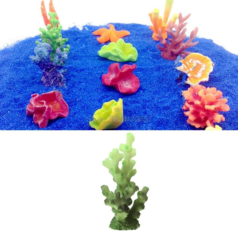 Artificial Resin Coral Mini Aquarium Fish Tank Decoration Underwater Ornament