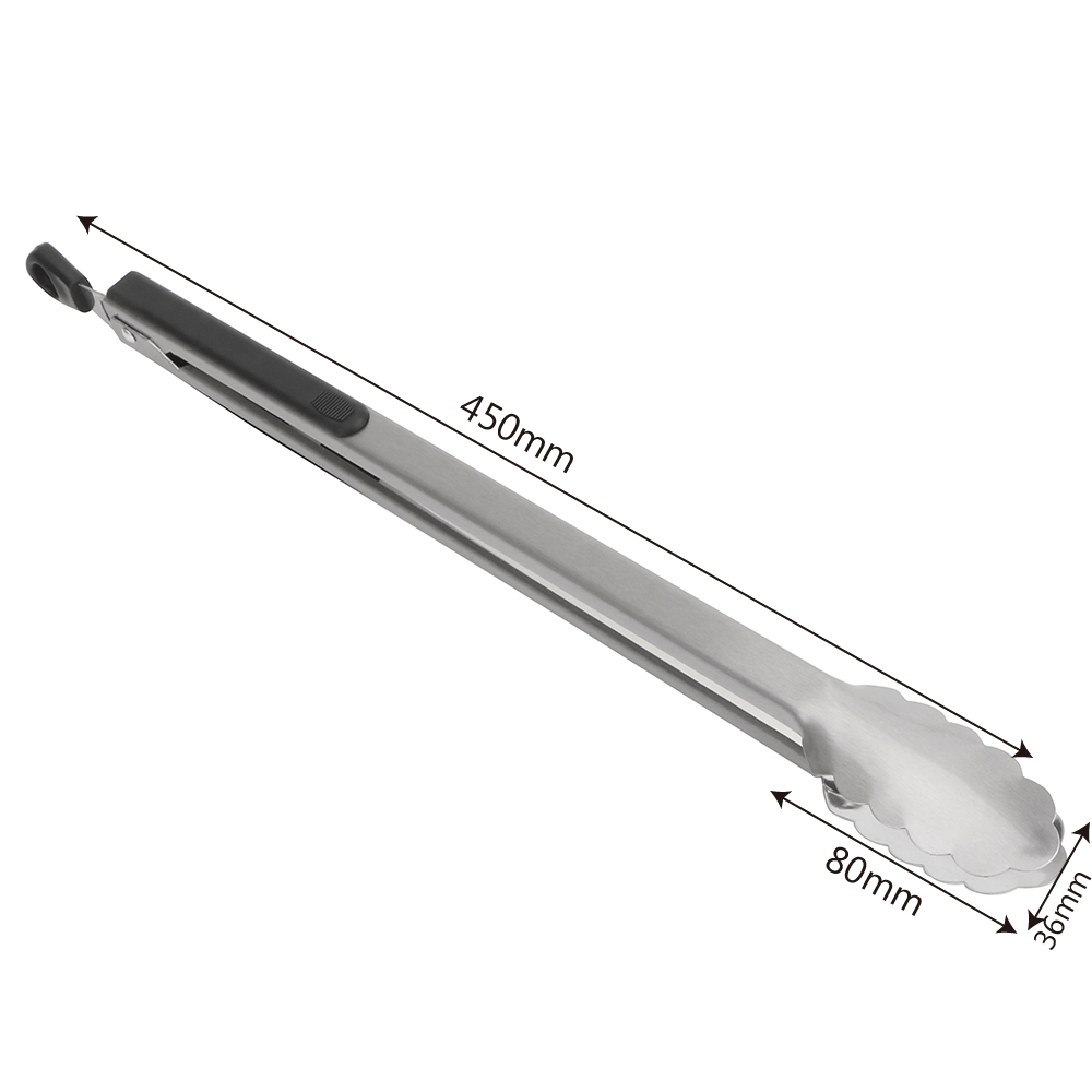 TiTo Titan Grillzange – Klein, Grau, Aus Reinem Titan, Für Grillen & Outdoor