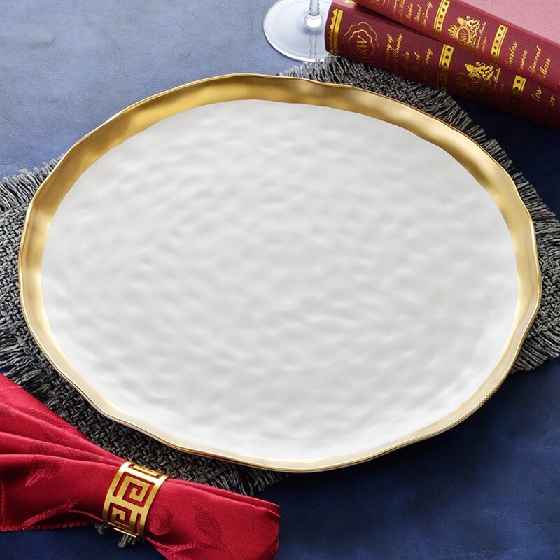 Ceramic Dinner Plate Gourmet Dish Flat Plate Set Characteristics Phnom Penh