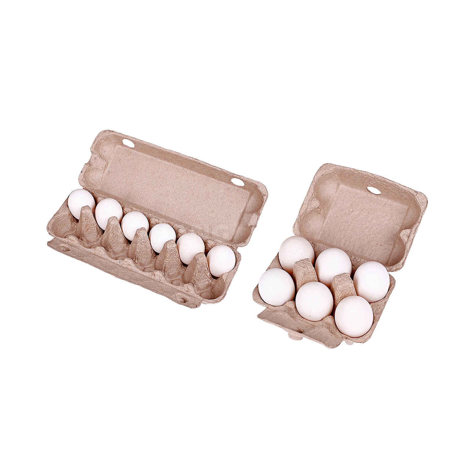 Pulp Egg Tray With Buckle Paper Eggs Cartons Reusable Eggs Cartons For Storing Fresh Pasture Raised Eggs Anti-Collision c50: D
