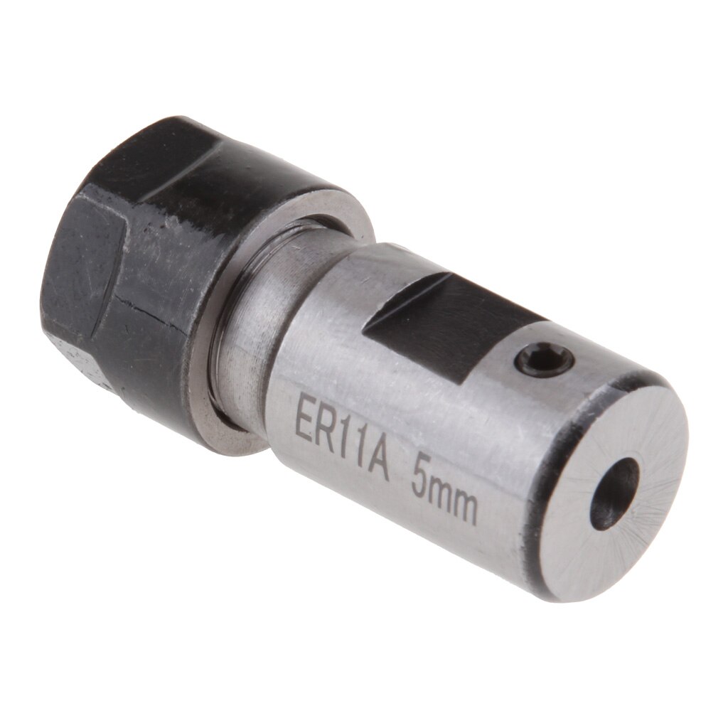 Router Collet Extension, Straight Shank Spacer Sleeve/Shaft Extender Rod Collet ER11 Set ER11 Tool Holder with Wrench for Lathe Machine Processing Router Collet Extension, Straight Shank Spacer Sleeve/Shaft Extender Rod Collet ER11 Set ER11 Tool Holder with Wrench for Lathe Machine Processing