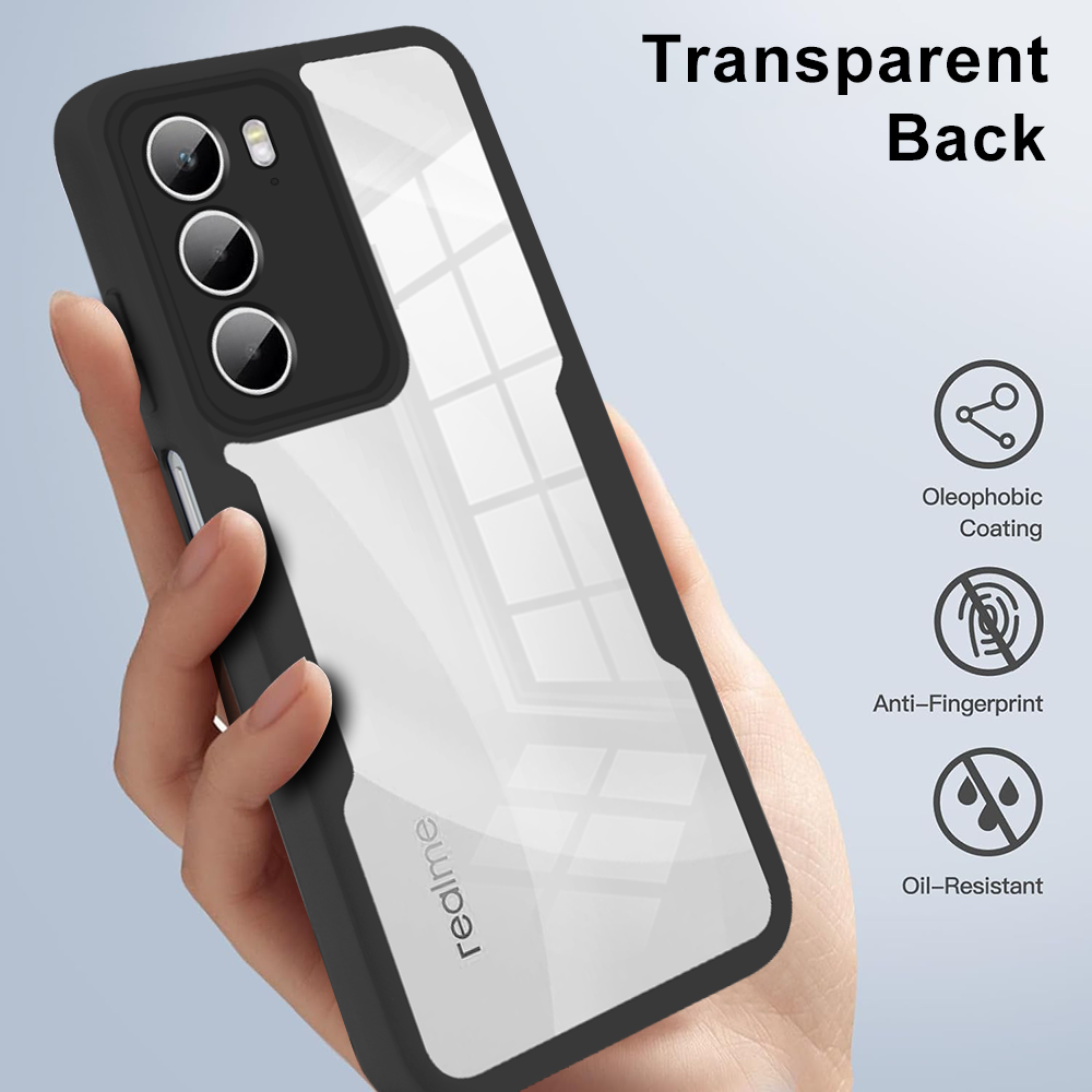 etui na Realme C75 4G, pełna ochrona 360, przezroczyste etui na telefon Realme C75 C 75 RealmeC75 z silikonowym bumperem