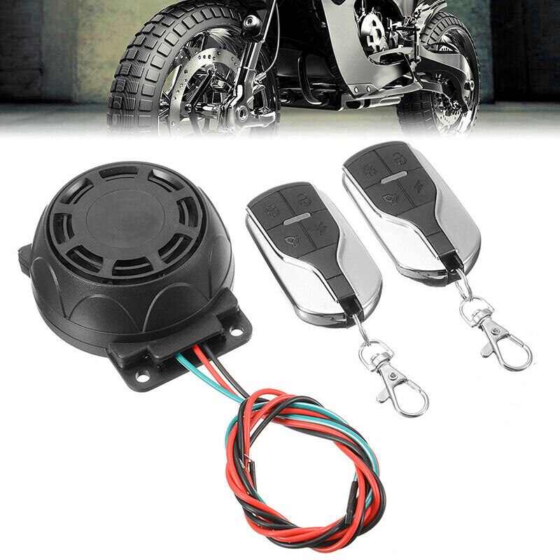 Dual Afstandsbediening Afstandsbediening Alarmsystemen Motorfiets Anti-Diefstal Fiets Scooter Alarm Systemen