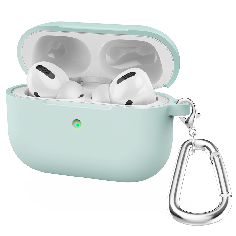 Funda de silicona para Airpods Pro, funda inalámbrica Bluetooth para Apple Airpods pro, funda para auriculares para Air Pods Pro 1st Fundas: Amarillo profundo