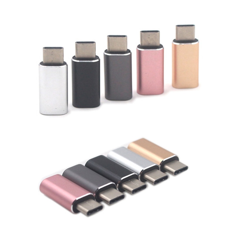 Snel Opladen Voor Bliksem Female Naar Type-C USB-C Mannelijke Charger Kabel Type-C Aluminium Converter Voor xiaomi Huawei Vivo