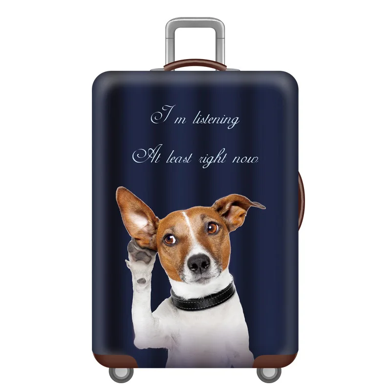 Thicken Luggage Cover Elasticity Trolley dust cover Suitcase Protection Cover For 18-32 inch Suitcase Case Travel accessories: M / GRAY