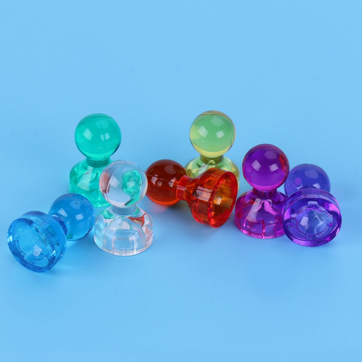 50pcs Push pin Office School Supplies thumbtack Strong Neodymium Magnets Cones Super Magnet pinboard Chess Magnetic push pins