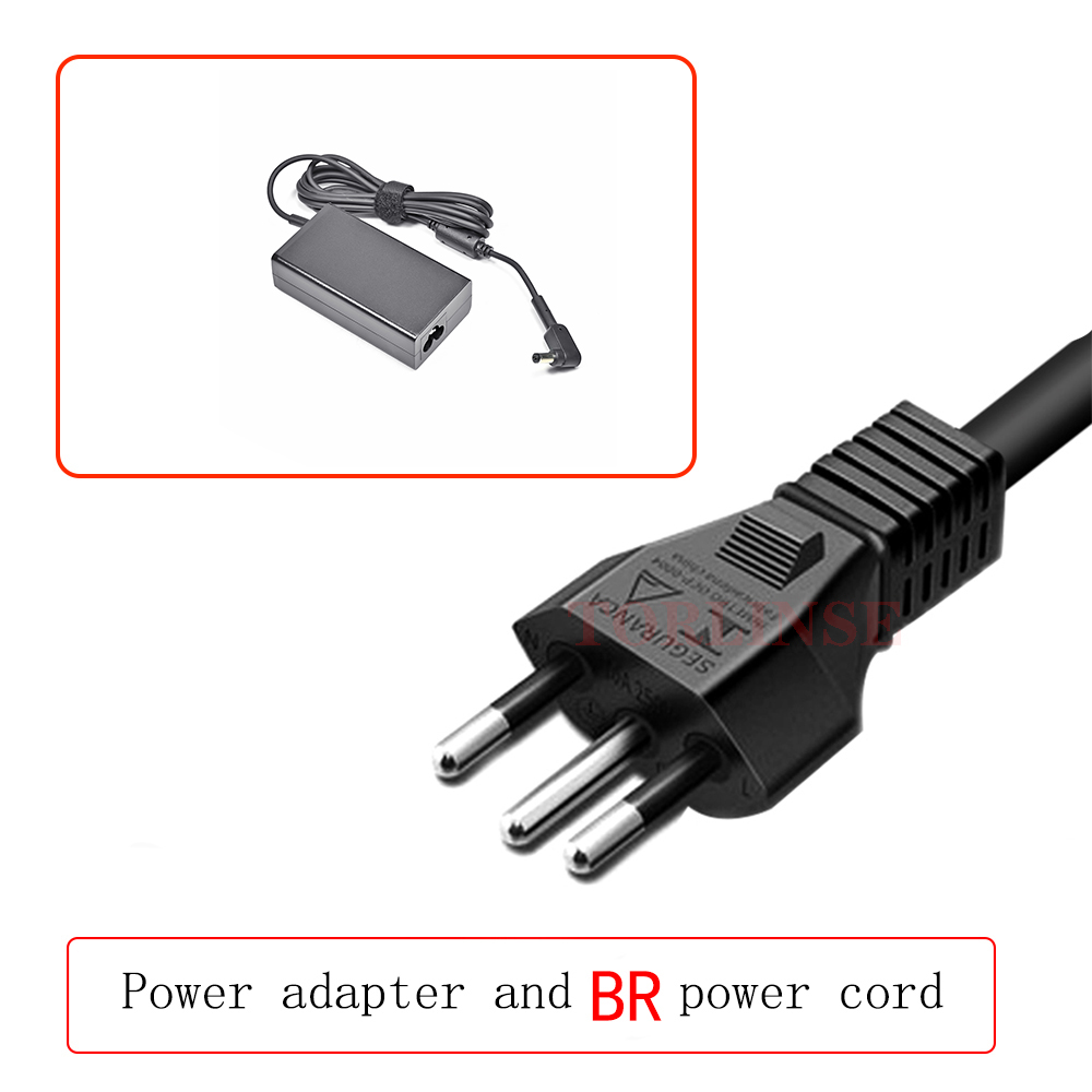19 V 3,42 A 65 W 5,5 x 1,7 mm AC-Adapter-Ladegerät für Acer Aspire 5315 5630 5735 5920 5535 5738 6920 7520 Notebook-Laptop-Netzteil: Black