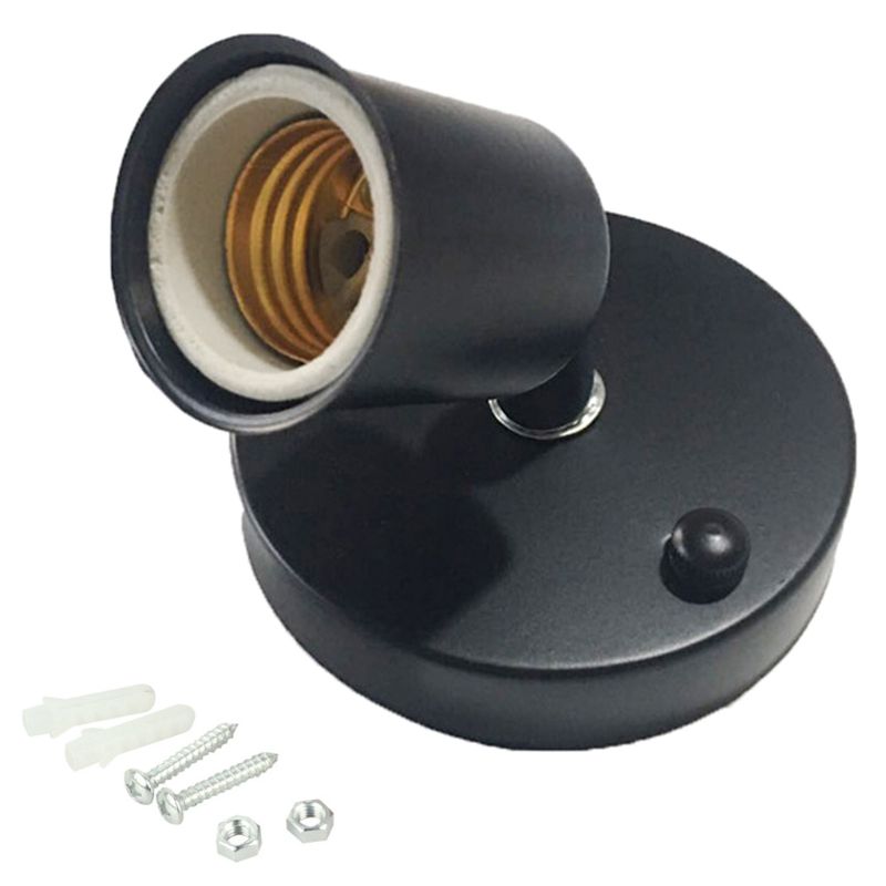 Portalámparas E27, lámparas de pared modernas, candelabros con rotación de 180 grados, luces de pared, decoración para Bar, restaurante y hogar: 1