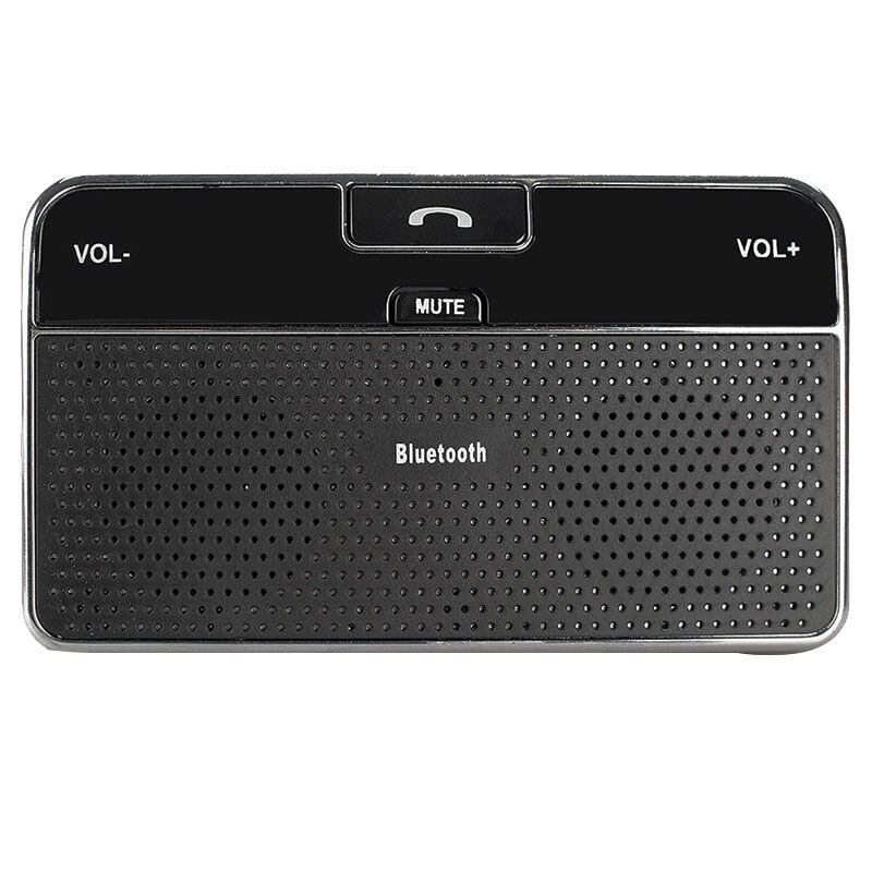 Hands-Free Intercom System Sun Visorwith Clip Mini Car-Styling Bluetooth V4.0+Edr Mp3 Player Wireless Music Receiver