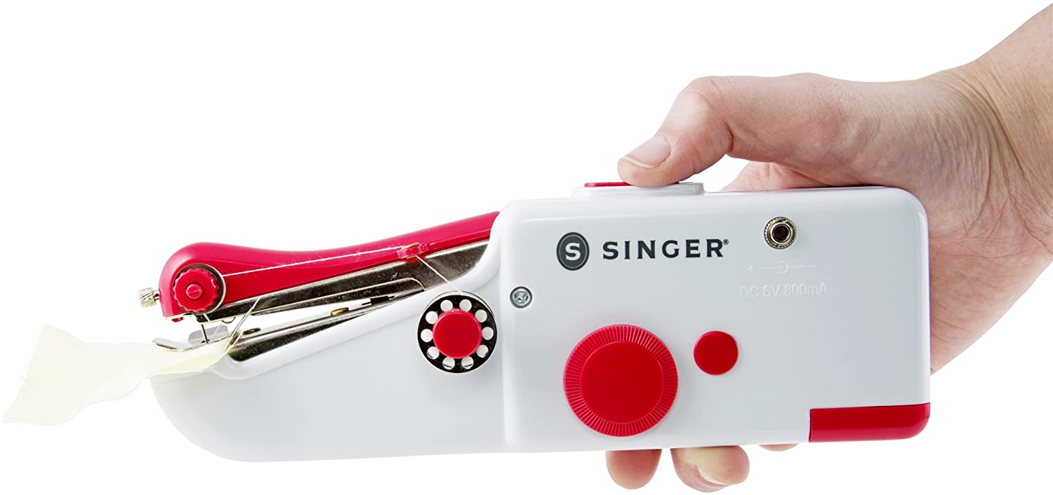 Singer – machine à coudre manuelle portable, facile à utiliser, arts, artisanat et couture de vêtements de bricolage, couture et business de tous les tissus