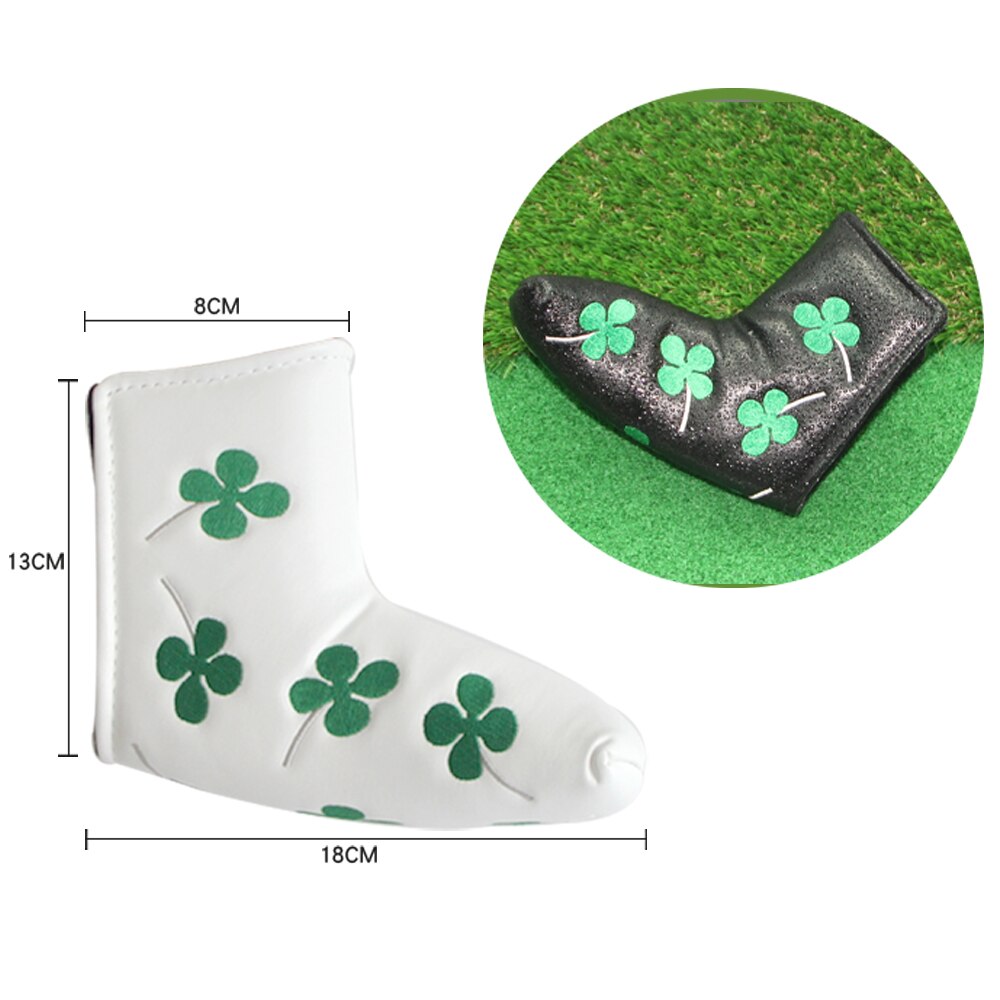 1Stck Golf Kopf Abdeckungen PU Verein Zubehör Golf Putter Abdeckung Headcover für Klinge Golf Verein Kopf Abdeckungen Zubehör