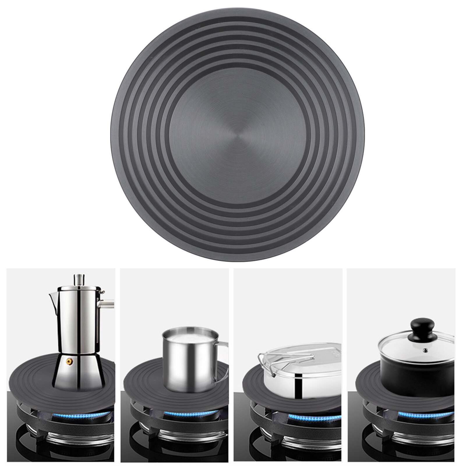 Stainless Steel induction hob converter Cooking Plate Heat Diffuser Converter for Gas Electric Induction Cooker Heat Diffuser