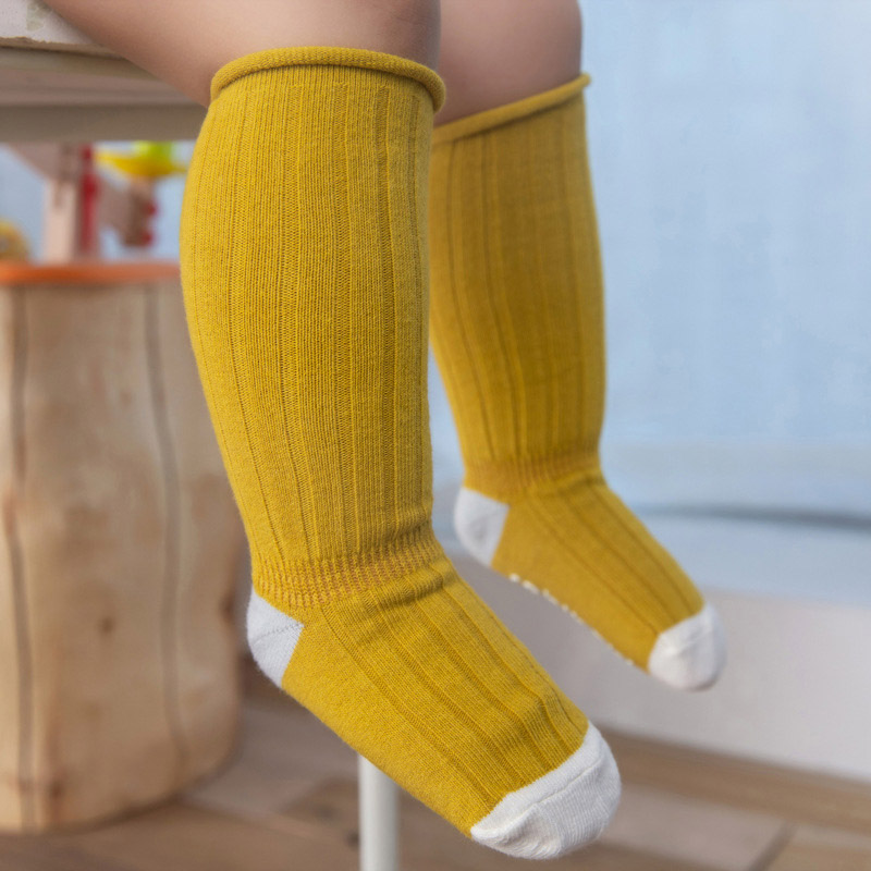 Baby Sokken Herfst Katoenen Stippen Plain Stripes Kids Meisjes Jongens Kinderen Sokken Voor 1-3 Jaar