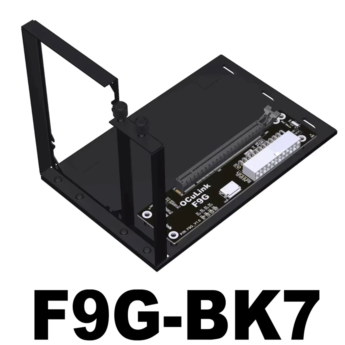 F9G-BK7 EGPU OCuLink GPU Dock PCIe4.0 X4 Notebook Laptop to External Video Graphics Card M.2 OcuLink to PCIE X16 Adapter