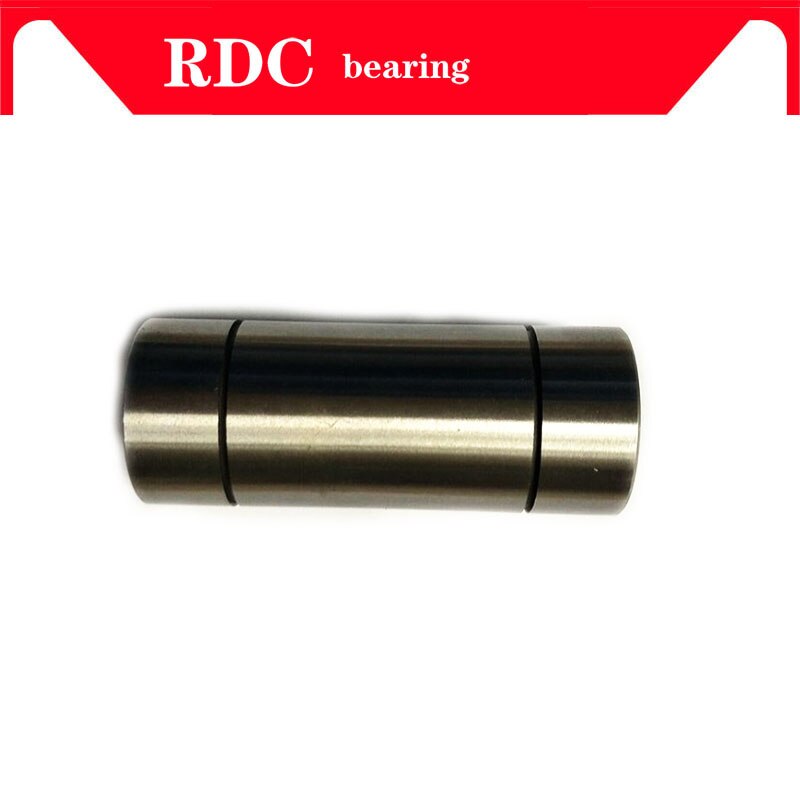 2 stk  lm10 luu 10 mmx 19 mmx 55mm 10mm lengre lineær kulelager bøssing til 10mm stang rund aksel cnc