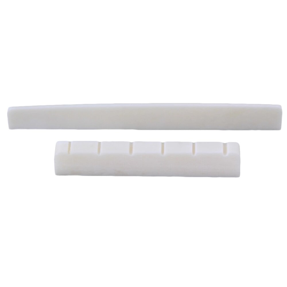 Estone Nieuwe Gitaar Onderdelen 6 Snarige Klassieke Gitaar Bone Bridge Zadel En Moer Ivoor Set