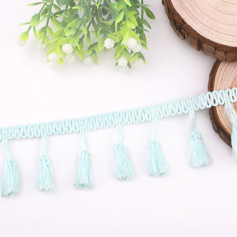 10 Meter Kwastje Kant Lint Diy Handgemaakte Ambachtelijke Accessoires Franje Katoenen Kanten Rand Lint Naaien Jurk Kledingstuk Gordijn: Antiek Zilver