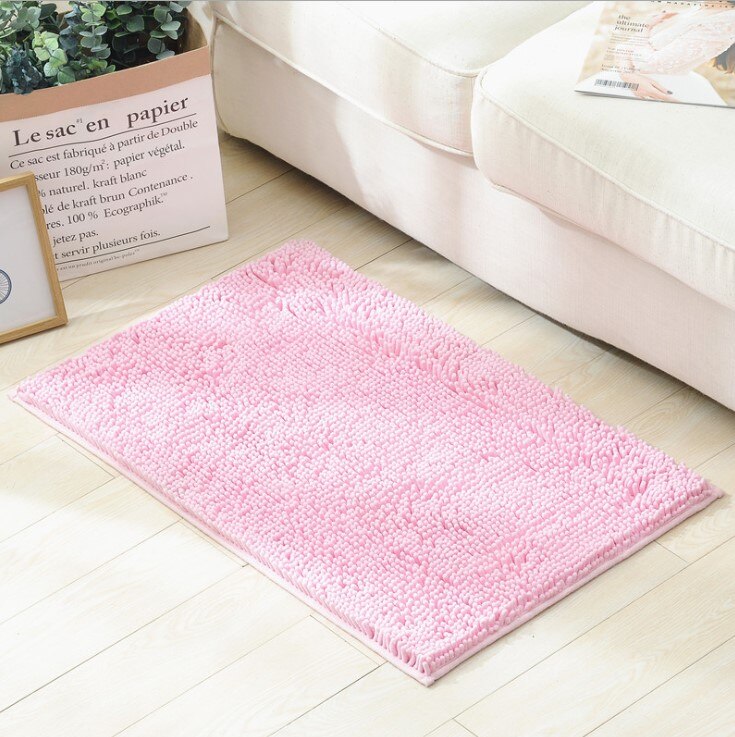 [Mehrere Größen] Schlecht matt Teppich Teppiche Wc Lustige Badewanne Zimmer Wohnzimmer Tür Treppen Schlecht Fuß Boden matten: Rosa / 500MMx800MM