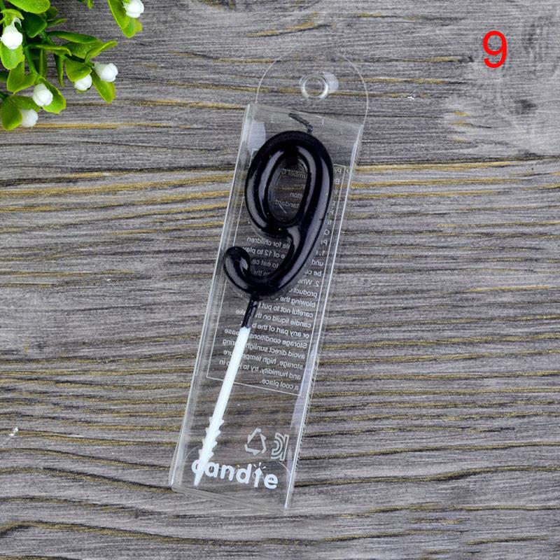 1 2 3 4 5 6 7 8 9 0 Velas de cumpleaños de color negro Velas de cumpleaños para niños para suministros de de pastel Decoración Velas de pastel: Atrovirens