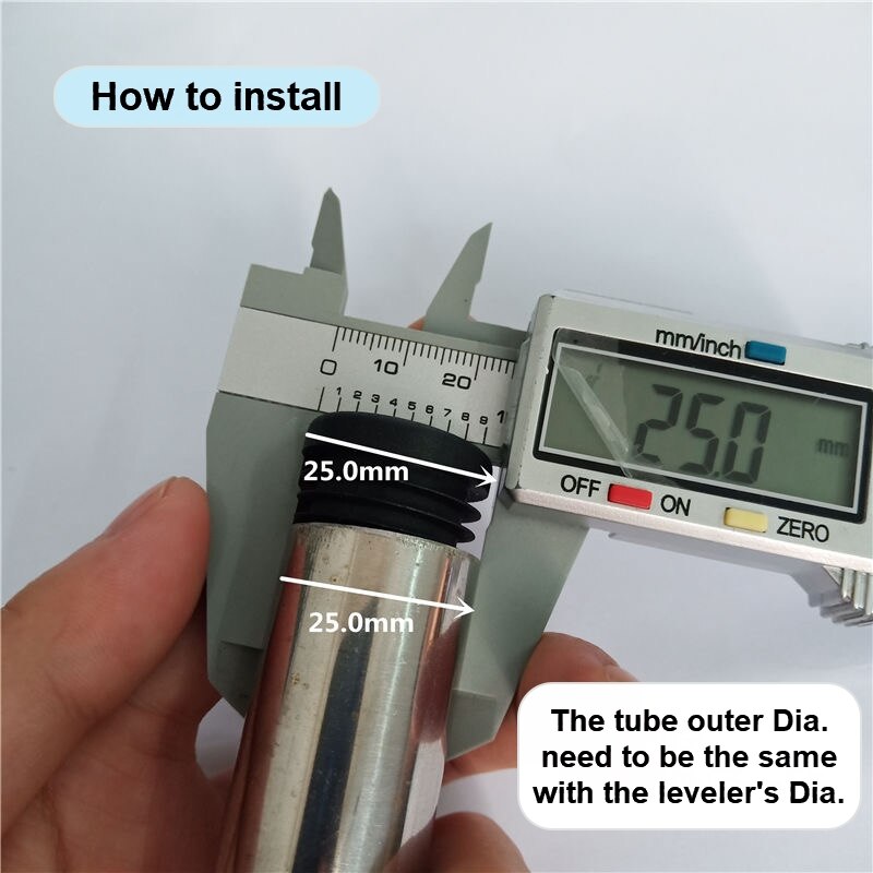 PE round tube stopper tube leveler pipe leveler