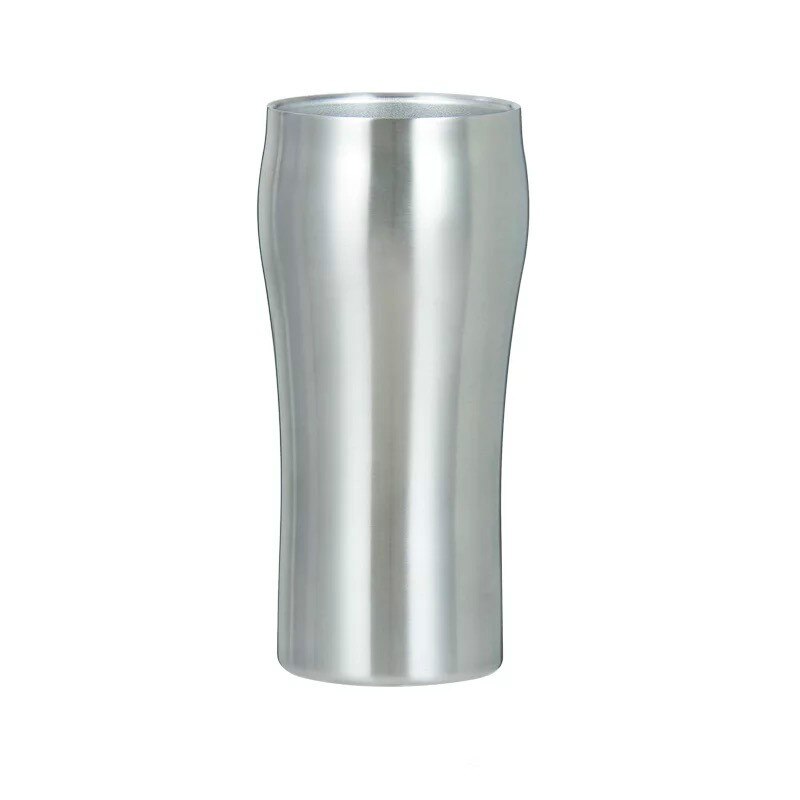 304 Stainless Steel Coffee Cup 430ml Juice Double 304 Stainless Steel Ice Beer Mug Coffee Milk: Default Title