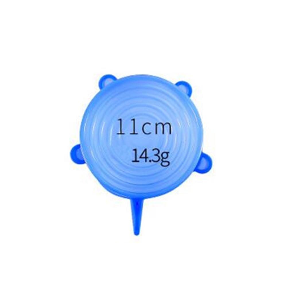 1Pcs Siliconen Deksel Stretch Deksels Universele Siliconen Kom Pot Deksel Siliconen Cover Pan Koken Voedsel Verse Cover Magnetron Cover: 11cm
