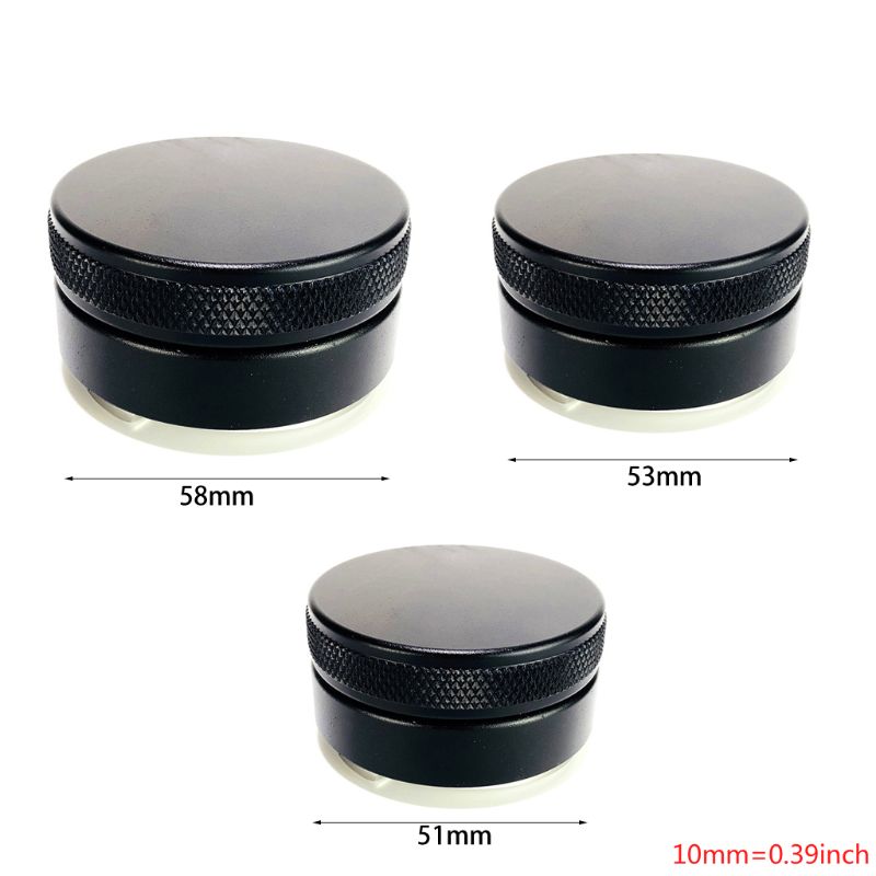 304 rostfria kaffetamper 51mm/53mm/58mm kaffefördelare kaffepulver
