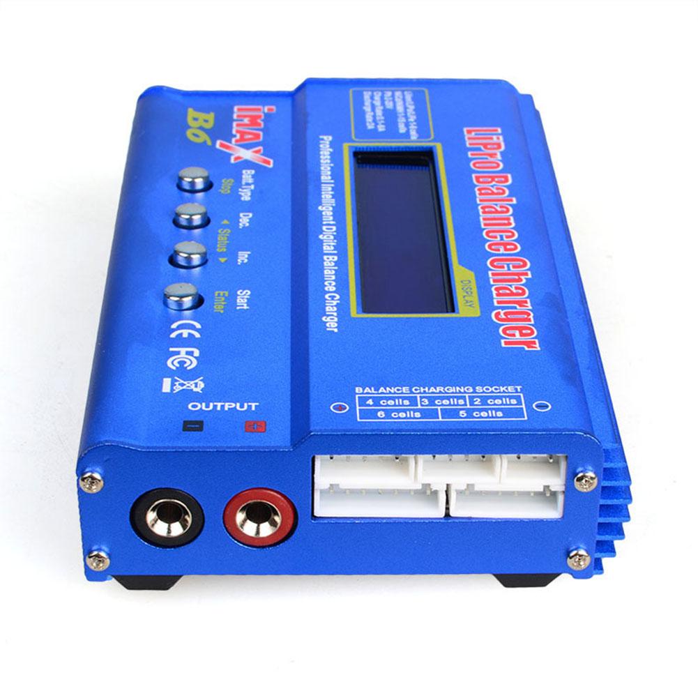 IMAX B6 ca 80W B6AC RC chargeur 6A double canal Balance chargeur Li-ion Nimh Nicd Lipo batterie numérique LCD écran déchargeur