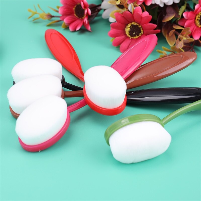 5 Stks/set Grote Glad Blending Borstels Soft Rainbow Tekening Schilderij Borstels Platte Kit Inkt Toepassing Tool Voor Diy Kaarten Maken