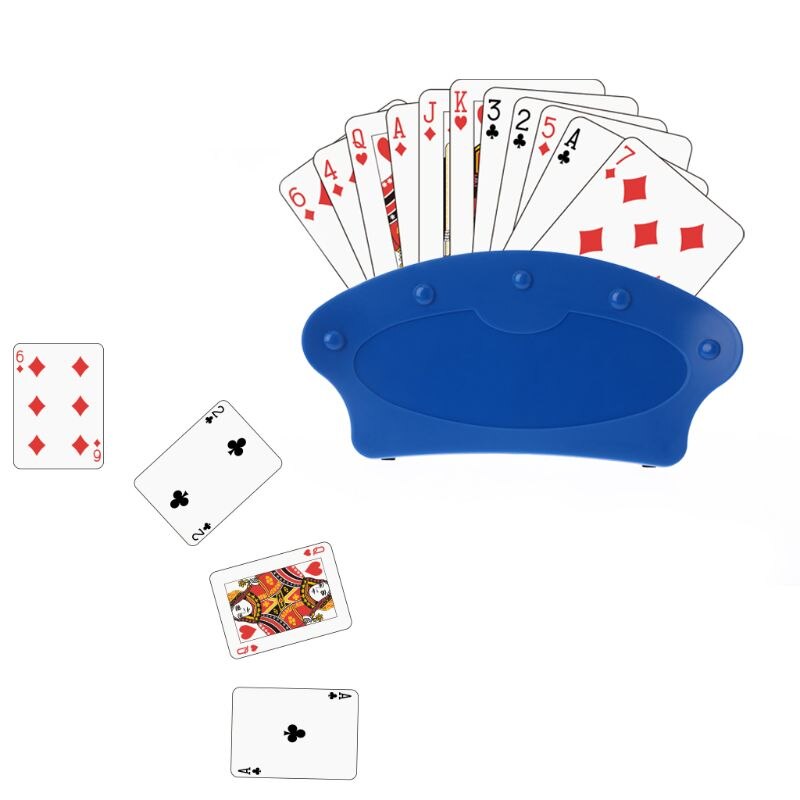 Speelkaart Houder Lui Poker Base Game Hand Gratis Party Poker Seat Kerst verjaardag speelkaart stand