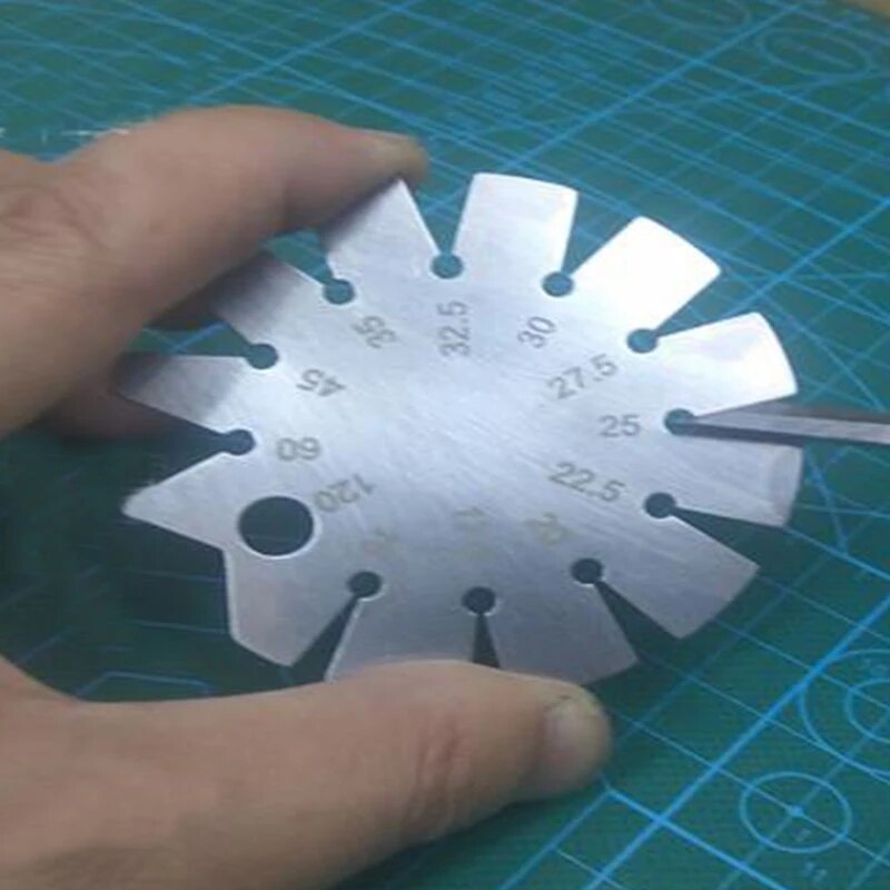 Stainless Steel Bevel Gauge 15°-120° Angle model gauge woodworking cutting tool gauge
