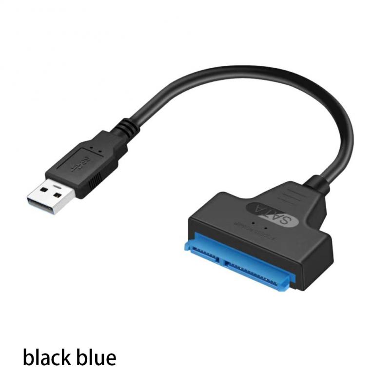 Kabel USB Sata 3 robić Usb 3.0 Kable komputerowe Złącza adapter Usb 2.0 Sata Obsługa 2,5-calowego dysku twardego Ssd Hdd: Brązowy / 0.8 m