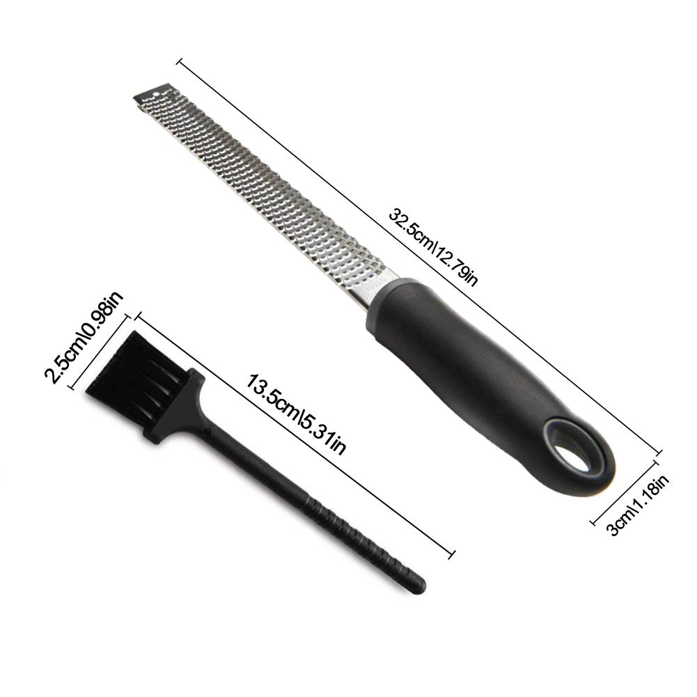 Formaggio Al Cioccolato Grattugia Limone Frutta Zester durevole affilato Raschietto di Alta Qualità in Acciaio Inox da Cucina Utensili impostato Spazzola di Pulizia