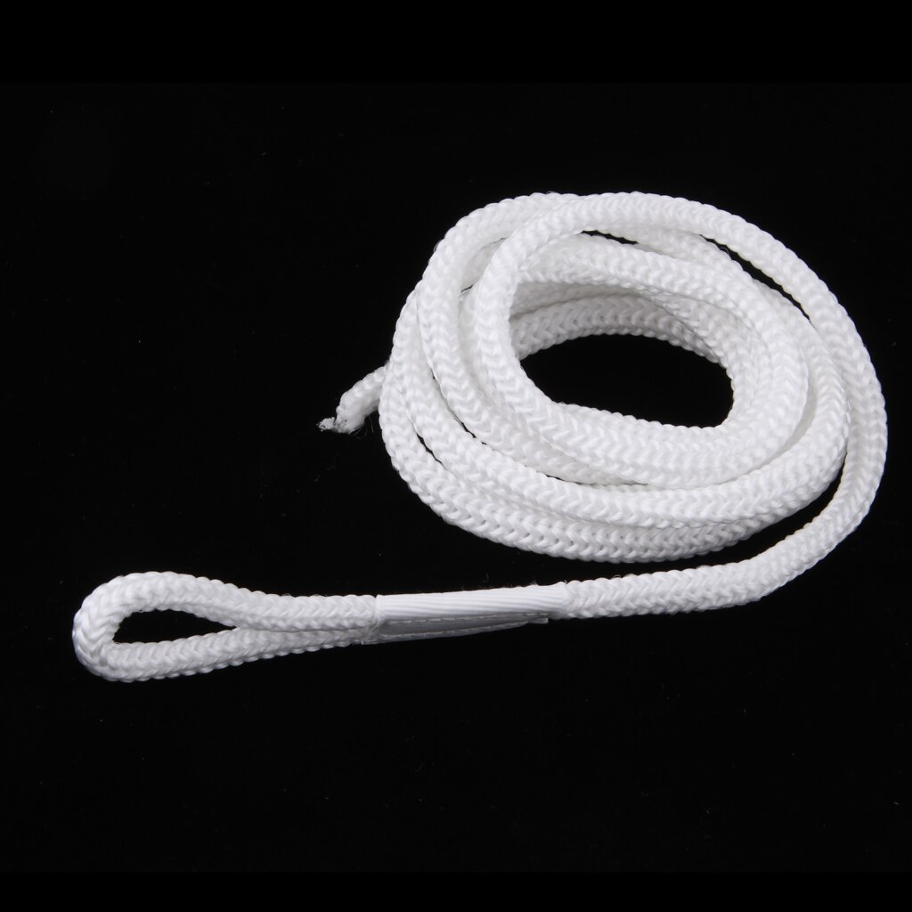 Boat Docking Fender Bumper Line 1/4'' x 5' White Braided Marine Rope Barco Fender linea bateau fender ligne