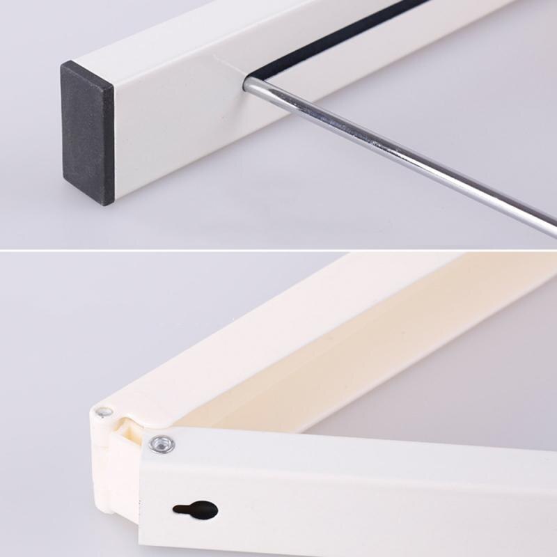 Telescopic Concealed Clothes Rack Drying Rack Folding Adjustable Drying Rack Clothes Outdoor Pole Airer Balcony