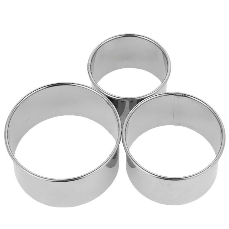 Lot de 3 moules à boulettes en acier inoxydable, ustensile de cuisine pour fabriquer des boulettes rondes
