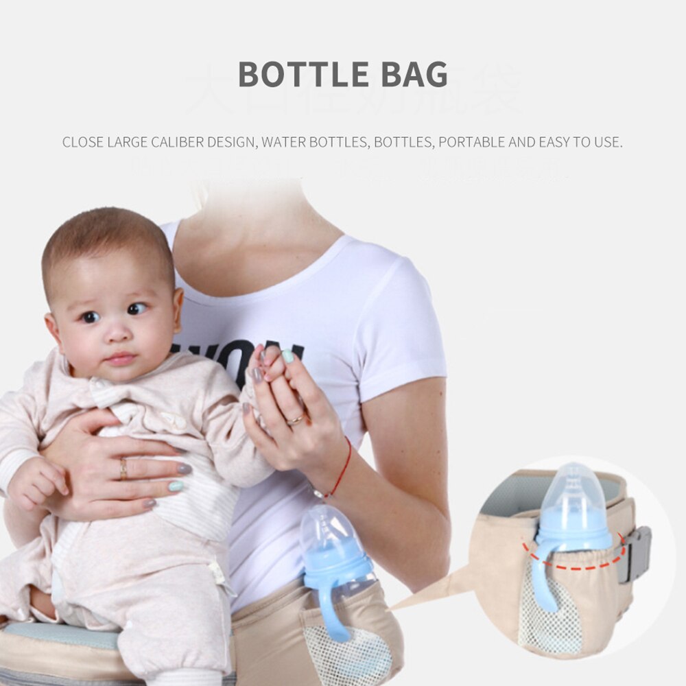 Bæresele ergonomisk 360 talje taburet rollatorer babyslynge hold livrem barn hoftesæde spædbarn hoftesæde babysitter taske
