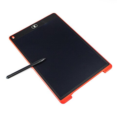 8.5 inch 12 inch electronic drawing board LCD screen handwriting board digital graphics drawing board electronic handwriting: 12 inch red