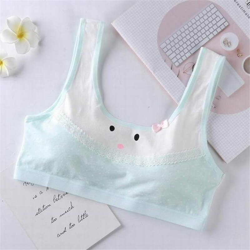 Teen Girl Bra Cotton Training Bra Underwear for Teenage 8-16 Years Girl's Sport Bra Adolescente Kids Underwear Teen vest: 1