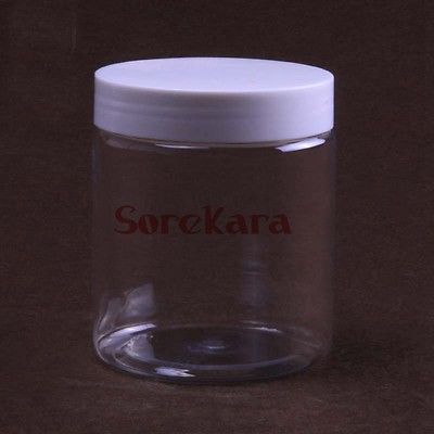 5 Pcs 200 Ml Clear Plastic Fles Reagensfles Monster Flesjes Plastic Deksel Schroefdop Schroef Op Cover