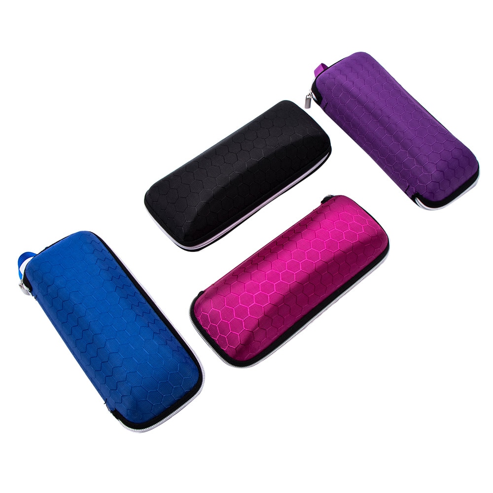 1 Stck EVA Waben aufbringen Bunte Abdeckung Tragbare Sonnenbrillen fallen Schlüsselband Reißverschluss unisex Brillen Taschen Brillen Zubehör