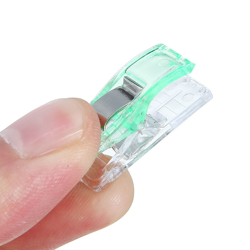 Clip de plástico para costura artesanal, accesorio de tela para el hogar y la Oficina, 50 piezas, 2,7x1cm