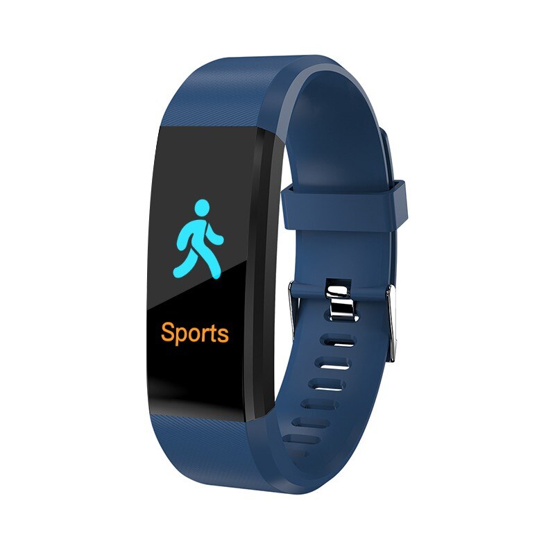 Slimme armband gps fitness activiteitstracker 1.14 "sport waterdichte bloeddrukmeter slaapmonitor slimme band polsband: Groente