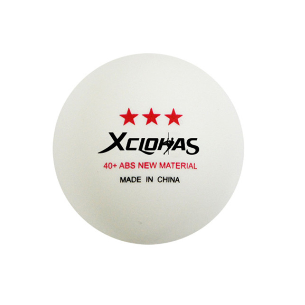 XCLOHAS 3 Star Table Tennis Ball Material ABS Plastic 10-100PCS Ping Pong Balls 40mm Training Table Tennis Ball
