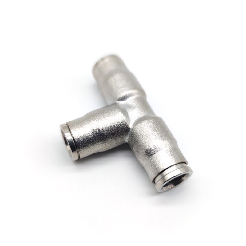 High Pressure Brass 3/8" Interface Slip Lock Quick Connector Tee Elbow Straight Joint With Nozzles Seat Misting System Fittings