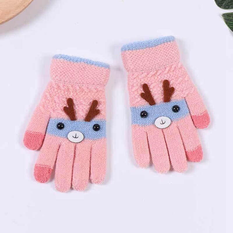Winter Katoen Warme Handschoenen Dikke Fleece Cartoon